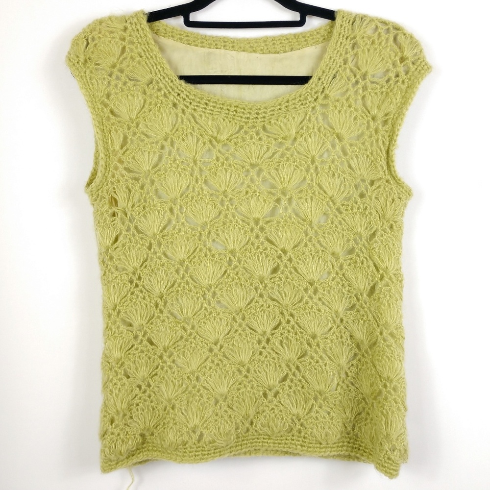 Vintage Handmade Academia Knit Top